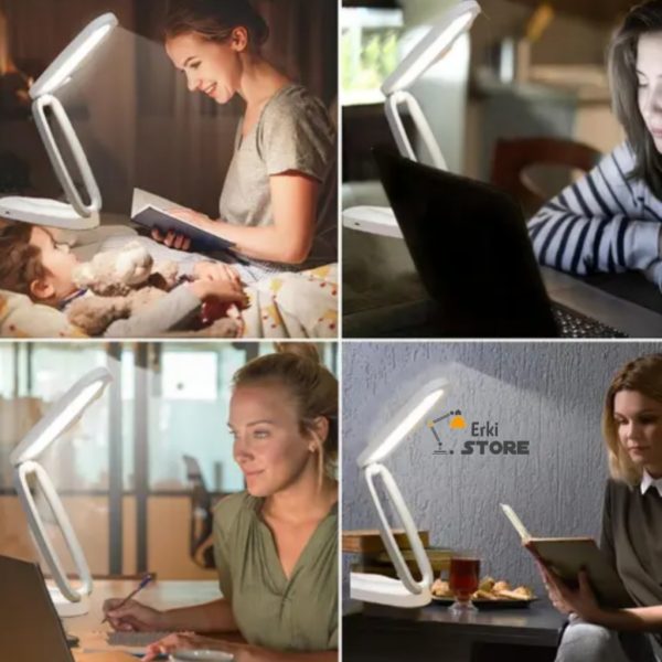 Led Desk Lamp Dimmable Table Reading With Usb Charging Port 3 Colour Mode - Image 4