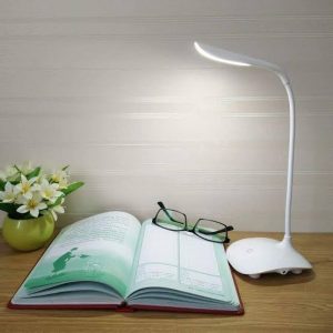HT Study lamp Rechargeable Led Touch On Off Switch Student Study Reading lamp Study Lamp (Multicolor)